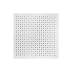 تایل آکوستیک پانچ دایره ای 8/12/50 رنگ شده با فلیس سفید