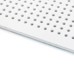 تایل آکوستیک پانچ دایره ای 8/18 روکش PVC فلیس مشکی